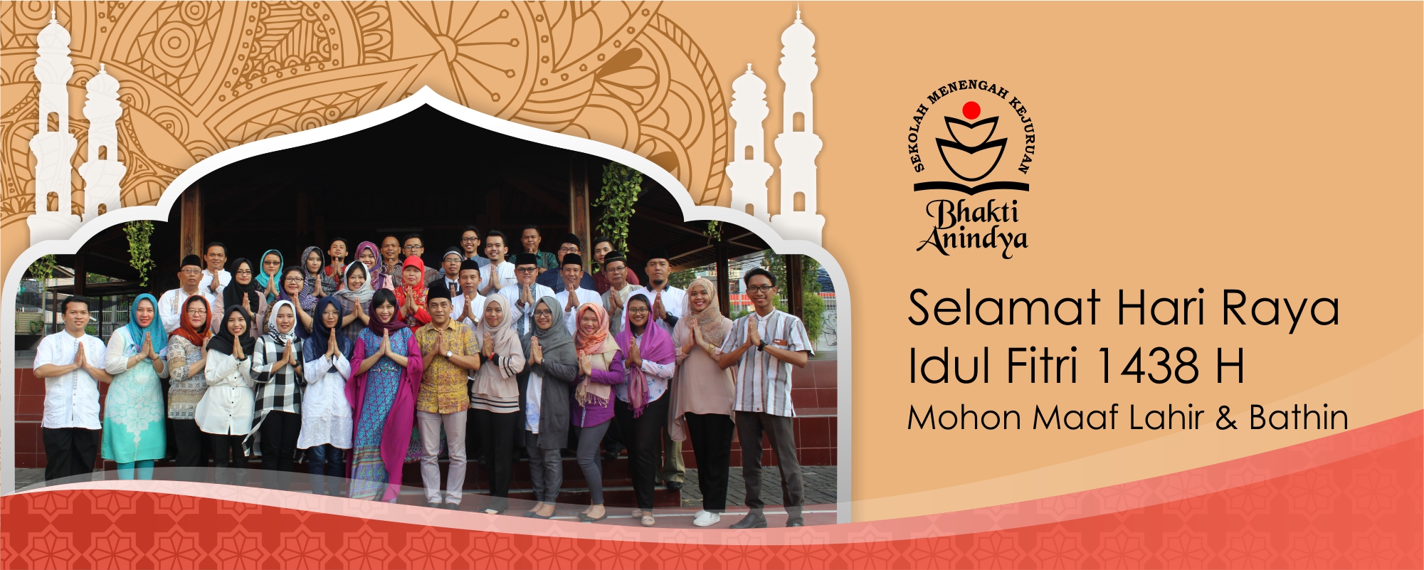 Selamat Hari Raya Idul Fitri 1438 H SMK Bhakti Anindya Tangerang